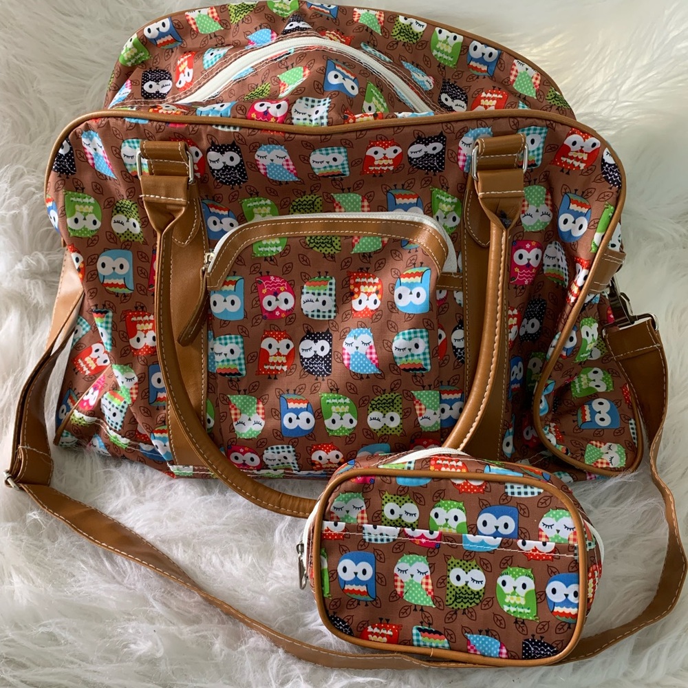 Owl duffel bag